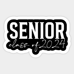 Senior Class of 2024 funny Graduation Of High Middle School Sticker